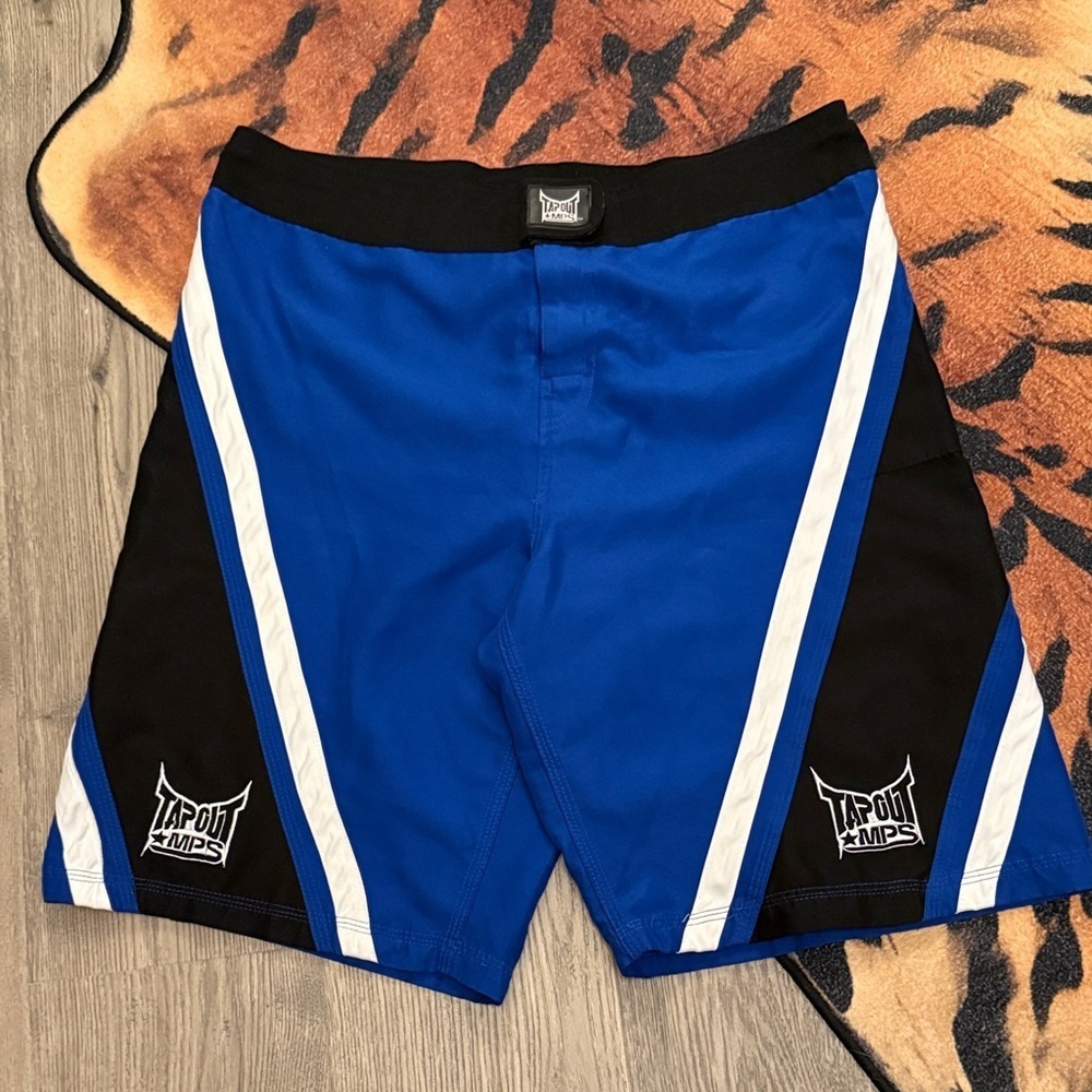 Tapout Black and Blue Sports Shorts